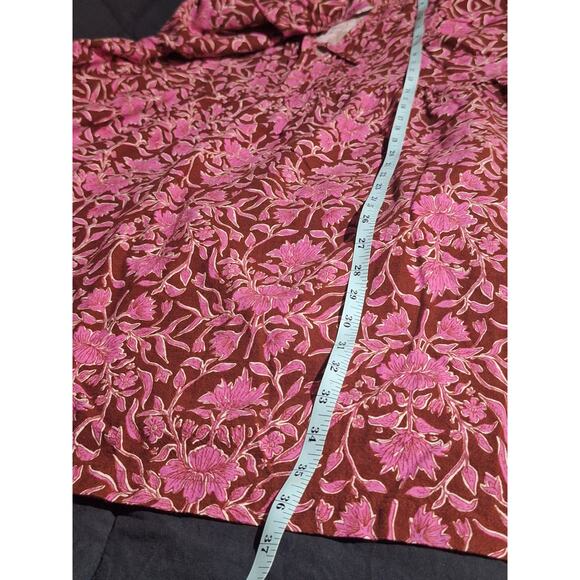 Universal Thread Tunic / Dress Women's Medium Cotton Floral Bohemian Lagenlook - Picture 10 of 11